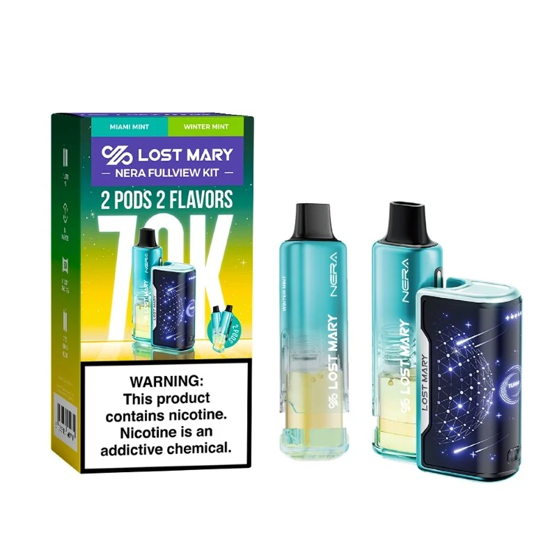 Lost Mary NERA Fullview DUO Disposable Kit | 70000 Puffs | 5% Nicotine | 5 Count Display product image